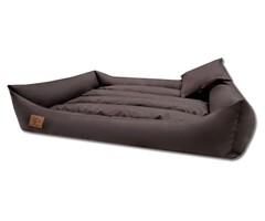 Viking Choice XXL Hundebett 120x90 cm Kunstleder | Formstabil & Waschbar | Bis zu 24% Rabatt