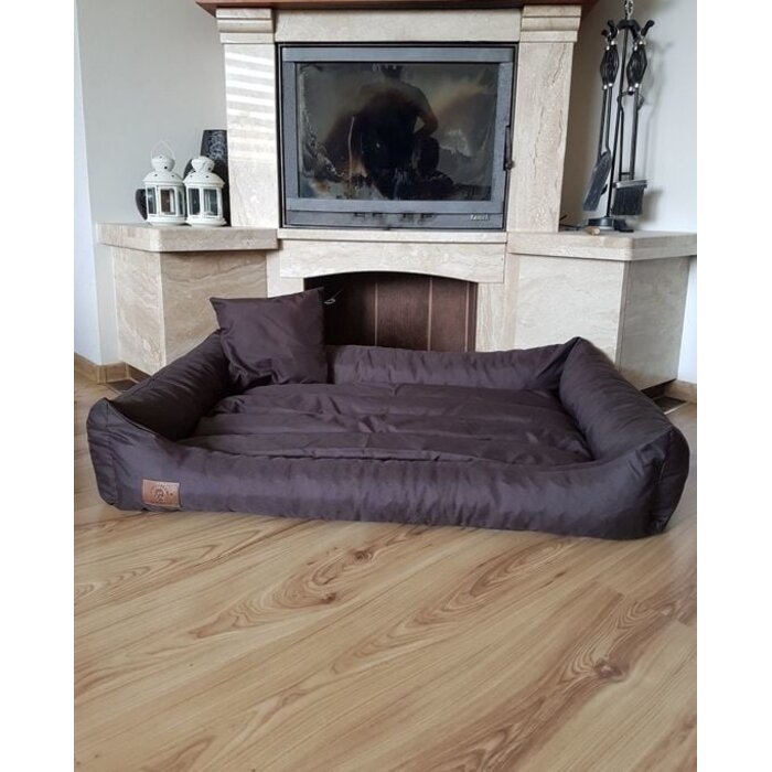 Viking Choice XXL Hundebett 120x90 cm Kunstleder | Formstabil & Waschbar | Bis zu 24% Rabatt