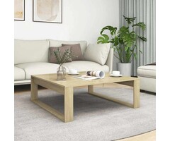 Vidaxl Quadratischer Couchtisch Sonoma Eiche 100x100cm - bis zu 34% sparen