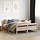 Massivholzbett Kiefer 120x200 cm - Natur - Outlet bis zu 35% reduziert