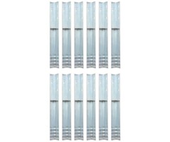 Vidaxl 12er-Set Bodenanker L-Form 50 cm - Verzinkter Stahl - bis zu 30% sparen