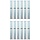 12er-Set Bodenanker L-Form 50 cm - Verzinkter Stahl - bis zu 30% sparen
