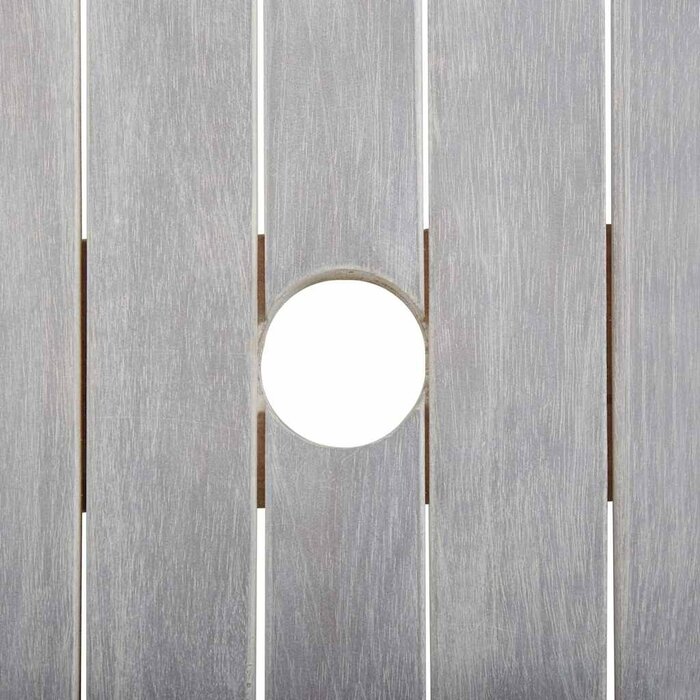 Vidaxl Gartentisch Massives Akazienholz 200x100cm Grau - Outlet bis zu 35% Rabatt