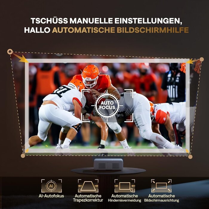 Full HD Videoprojektor 1080p mit 4K-Support - Jetzt bis zu 35% sparen