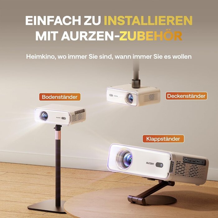 Full HD Videoprojektor 1080p mit 4K-Support - Jetzt bis zu 35% sparen