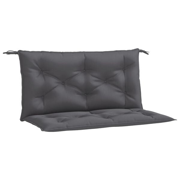 Gartenbankauflagen 2er-Set 100x50x7 cm Anthrazit - bis zu 32% sparen