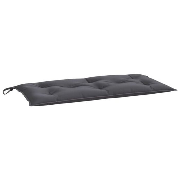 Gartenbankauflagen 2er-Set 100x50x7 cm Anthrazit - bis zu 32% sparen