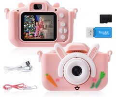 Digitale Kinderkamera HD mit 32GB SD-Karte - Rosa - bis zu 31% Rabatt