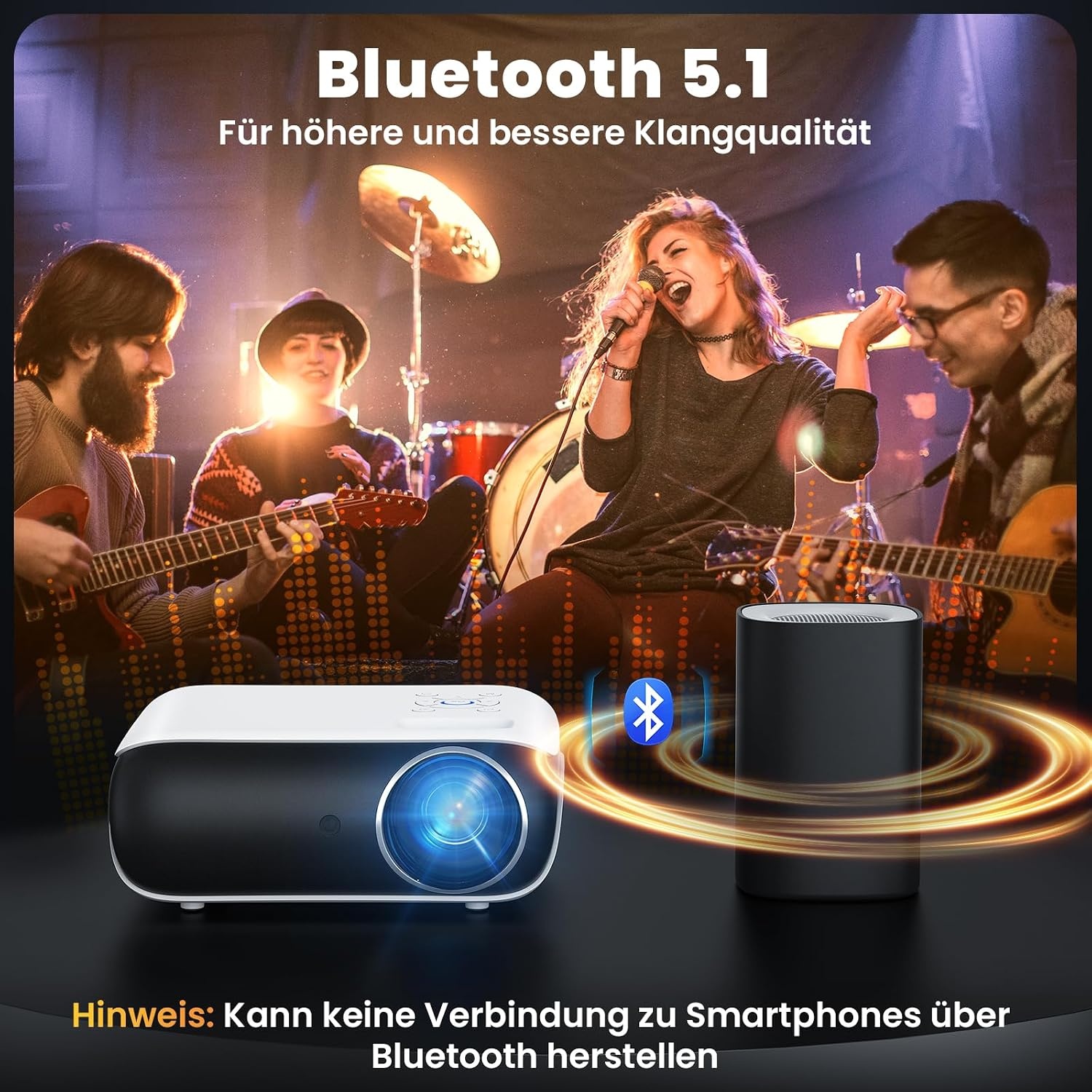 Full HD Beamer 9500 Lumen 4K-Support tragbar - bis zu 35% Rabatt
