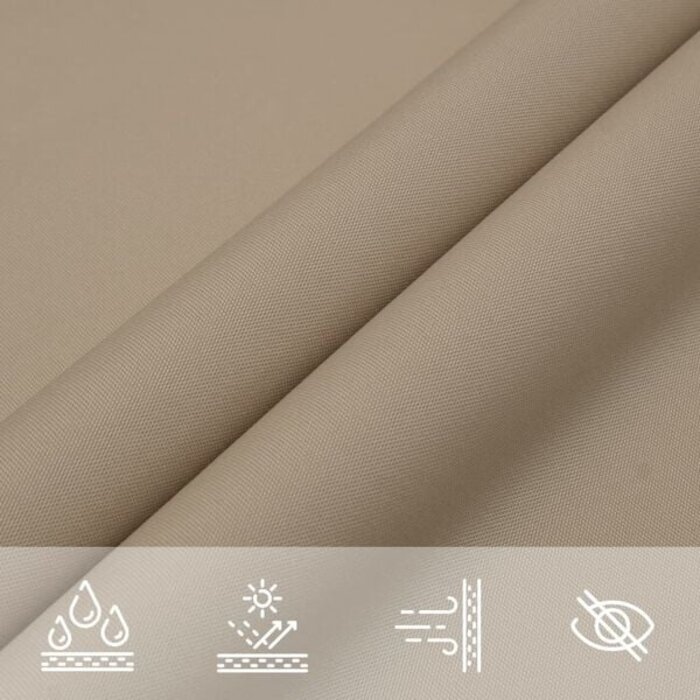 Rechteckiges Sonnensegel 2x5 m, Taupe - Jetzt bis zu 33% günstiger