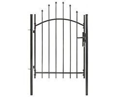 Vidaxl Robustes Gartentor 1x1,5 m Stahl Schwarz - Outlet bis zu 35% Rabatt