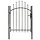 Robustes Gartentor 1x1,5 m Stahl Schwarz - Outlet bis zu 35% Rabatt