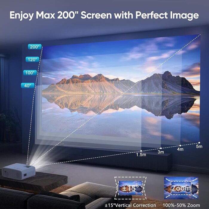 Smart Full HD Beamer mit Netflix | Jetzt bis zu 34% Rabatt sichern