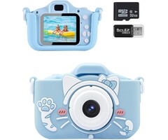 Kinder Digitalkamera 20MP mit 32GB SD-Karte - Blau - bis zu 31% Rabatt