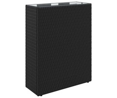 Vidaxl Hoher Pflanzkübel aus Polyrattan, 55x22x70 cm - Jetzt bis zu 34% Rabatt
