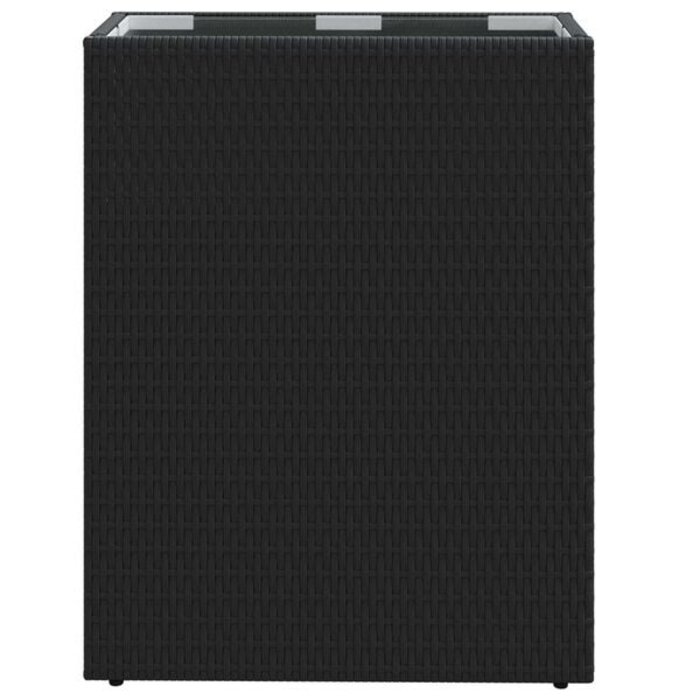 Hoher Pflanzkübel aus Polyrattan, 55x22x70 cm - Jetzt bis zu 34% Rabatt
