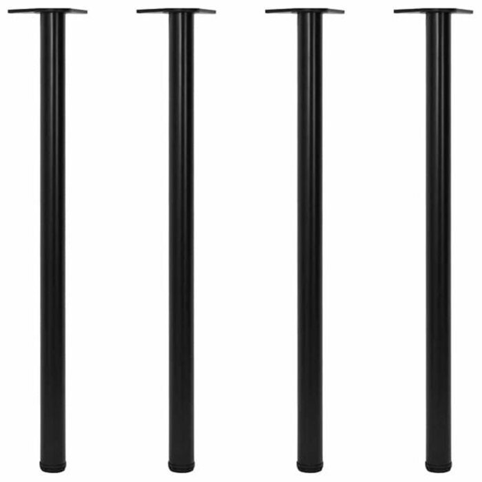 Tischbeine höhenverstellbar 1100 mm schwarz 4er-Set - bis zu 34% sparen