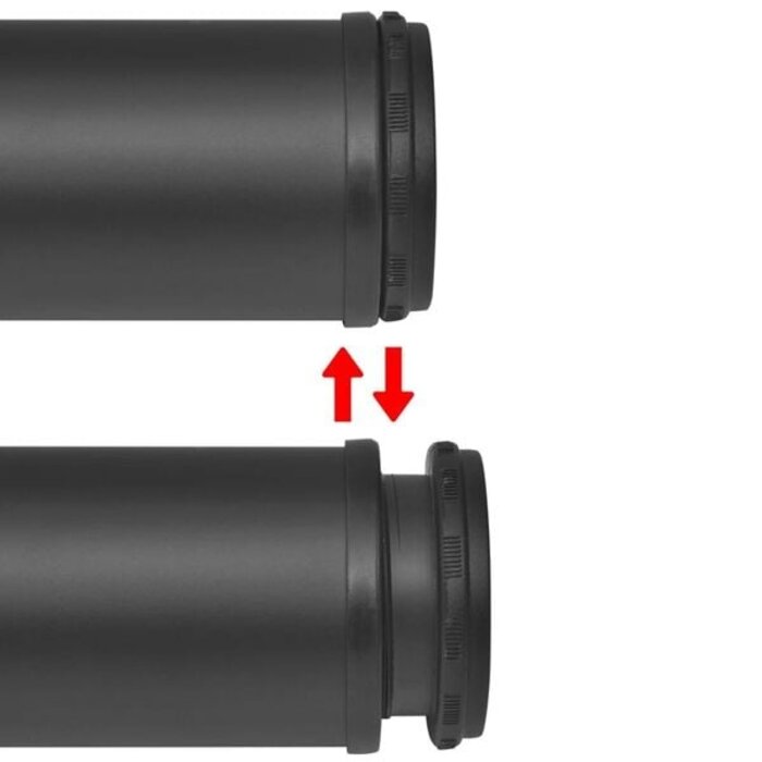 Tischbeine höhenverstellbar 1100 mm schwarz 4er-Set - bis zu 34% sparen
