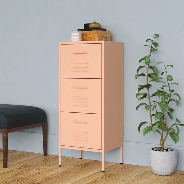 Stylischer Stahlschrank in Rosa - bis zu 35% Rabatt