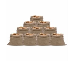 Vidaxl 10er Set Jutesäcke 100x110cm - Naturfaser - jetzt bis zu 34% Rabatt sparen