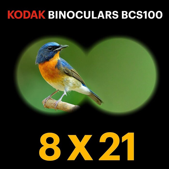 Kinderfernglas 8x21, kompakt & ergonomisch, rot, bis zu 32% sparen