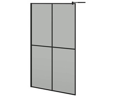 Vidaxl Walk-in Duschwand 118x190 cm Dunkelglas - Jetzt bis zu 35% sparen