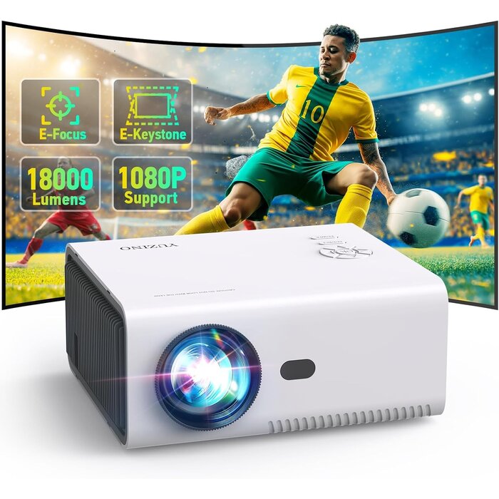Mini Beamer 4K Support - Tragbarer Heimkino Projektor, bis zu 34% reduziert