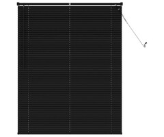 Moderne PVC-Jalousie 150x120 cm Schwarz - Sparen Sie bis zu 32%