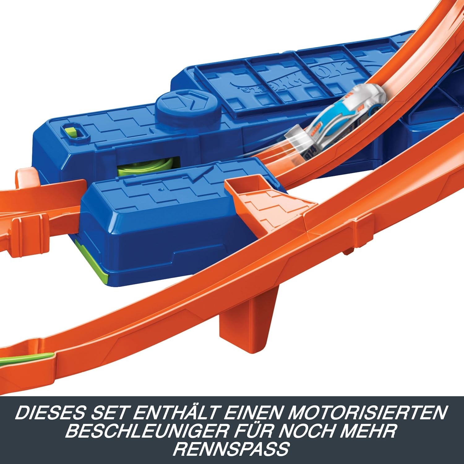 Stunt-Rennbahn mit Beschleuniger & Die-Cast-Auto - bis zu 34% sparen