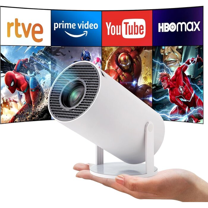 Mini Beamer 4K Heimkino, 130 Zoll, WiFi 6 - Jetzt bis zu 34% Rabatt sichern!