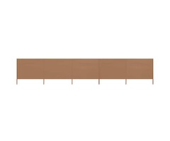 Vidaxl 5-tlg. Windschutz 600x160 cm, taupe - bis zu 34% Rabatt auf Rückläufer