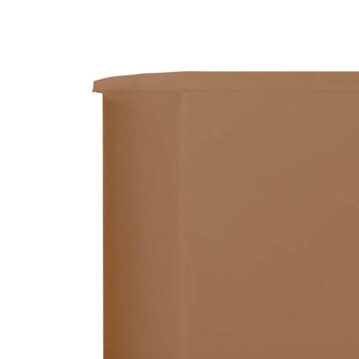 5-tlg. Windschutz 600x160 cm, taupe - bis zu 34% Rabatt auf Rückläufer