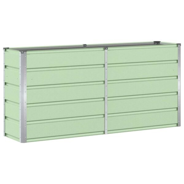 Design-Pflanzkübel aus Stahl 160x40x75 cm Grün - bis zu 33% reduziert