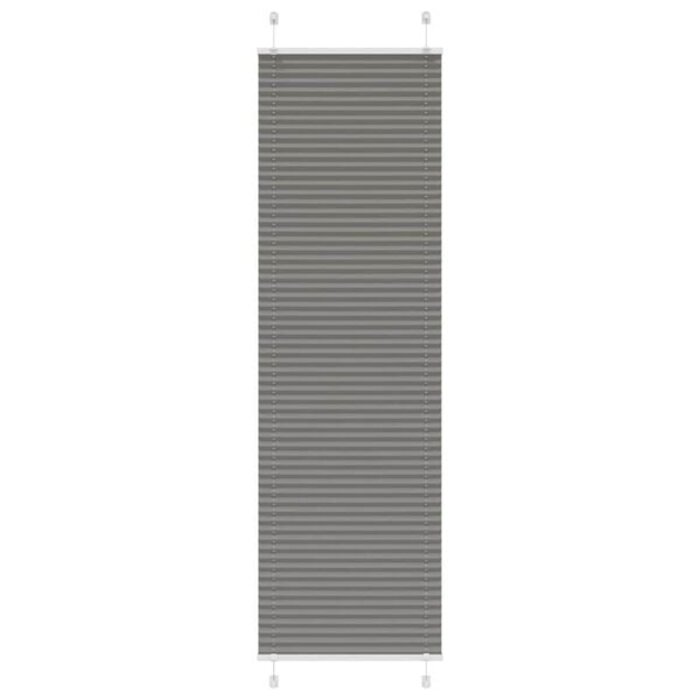 Plissee-Rollo 60x200 cm Anthrazit - Sichtschutz - bis zu 31% sparen