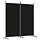 Raumteiler 2 Paneele 175x180 cm Schwarz - Jetzt bis zu 33% sparen
