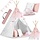 Kindertipi Montessori-Spielzelt Rosa - Bis zu 34% Rabatt auf Rückläufer