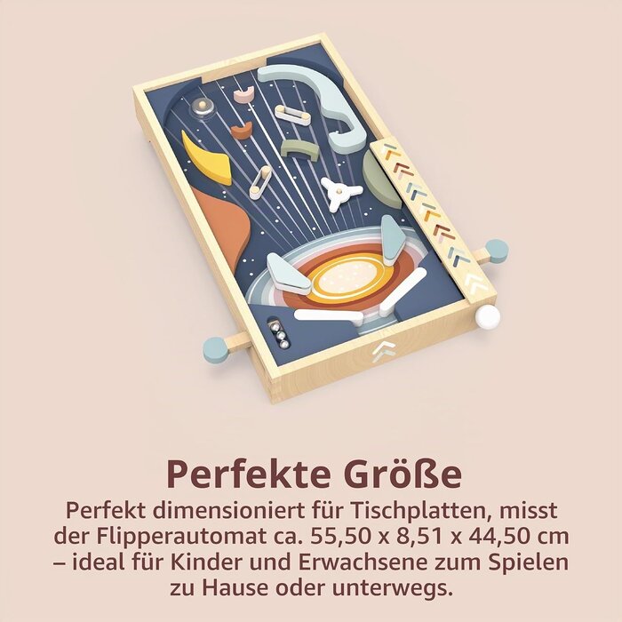 Holz-Flipperspiel für Kinder - Retro-Spielspaß jetzt bis zu 34% günstiger