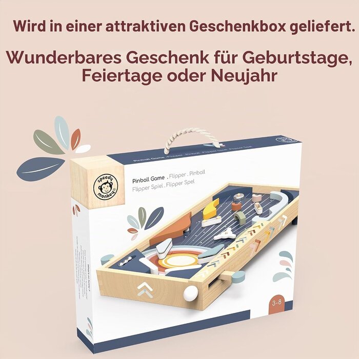 Holz-Flipperspiel für Kinder - Retro-Spielspaß jetzt bis zu 34% günstiger