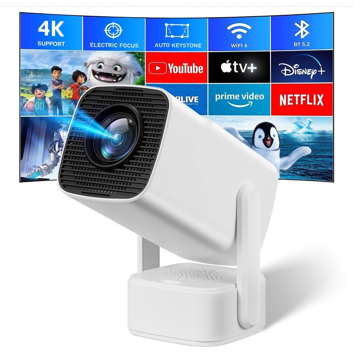 Tragbarer 4K Mini-Projektor - Jetzt bis zu 35% Rabatt sichern!