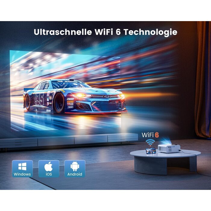 Full HD Beamer mit Android TV | Bis zu 35% Rabatt - Jetzt Heimkino sichern