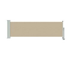 Vidaxl Seitenmarkise 80x300 cm Beige - Sichtschutz für Terrasse - bis zu 34% Rabatt