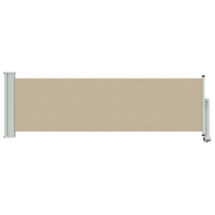 Seitenmarkise 80x300 cm Beige - Sichtschutz für Terrasse - bis zu 34% Rabatt