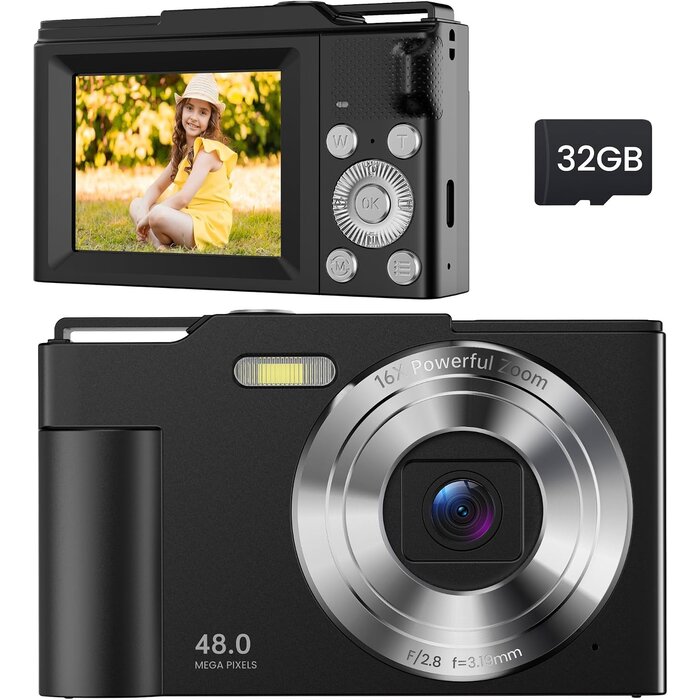 Digitalkamera für Kinder 48 MP Full HD - Bis zu 33% Rabatt