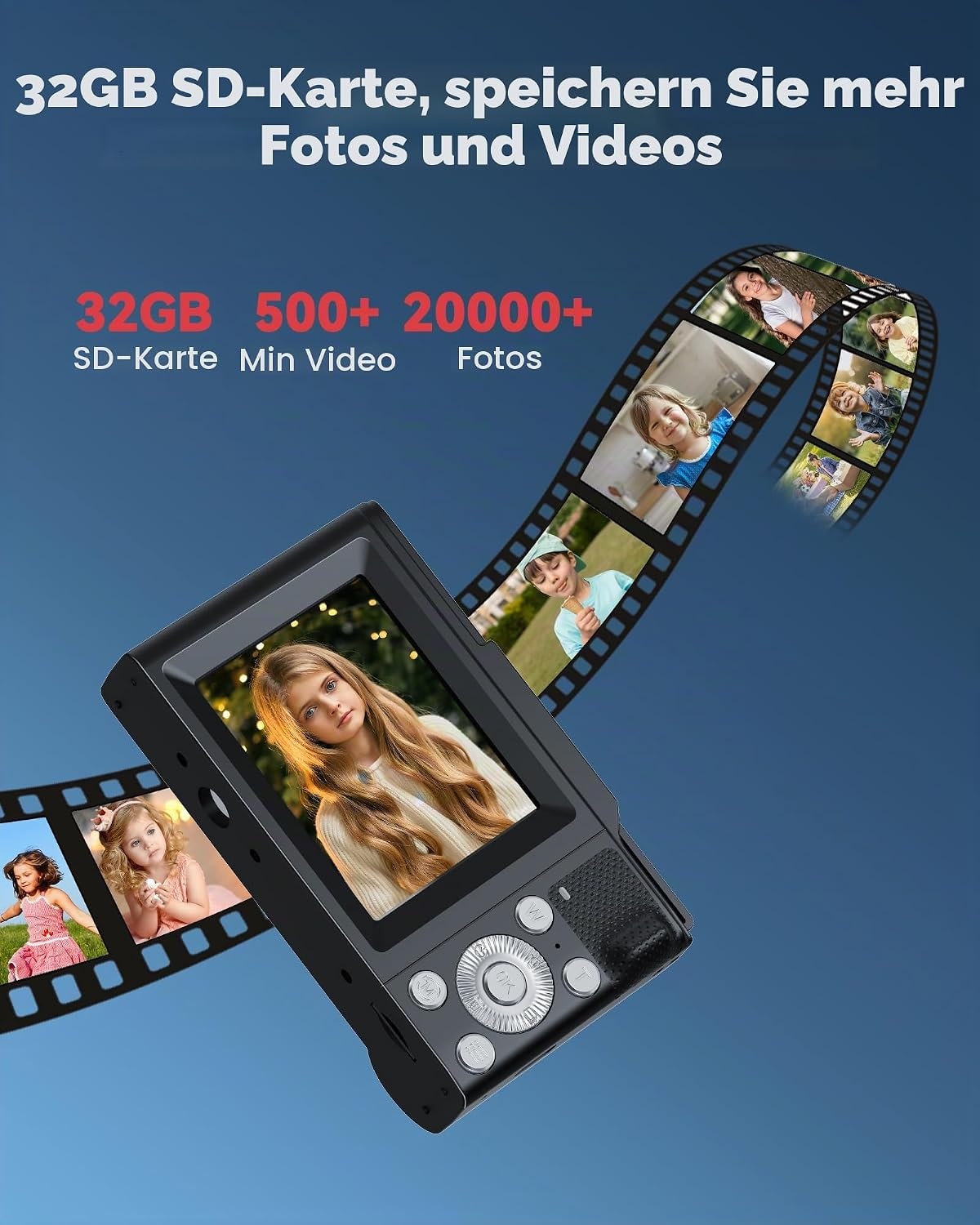 Digitalkamera für Kinder 48 MP Full HD - Bis zu 33% Rabatt