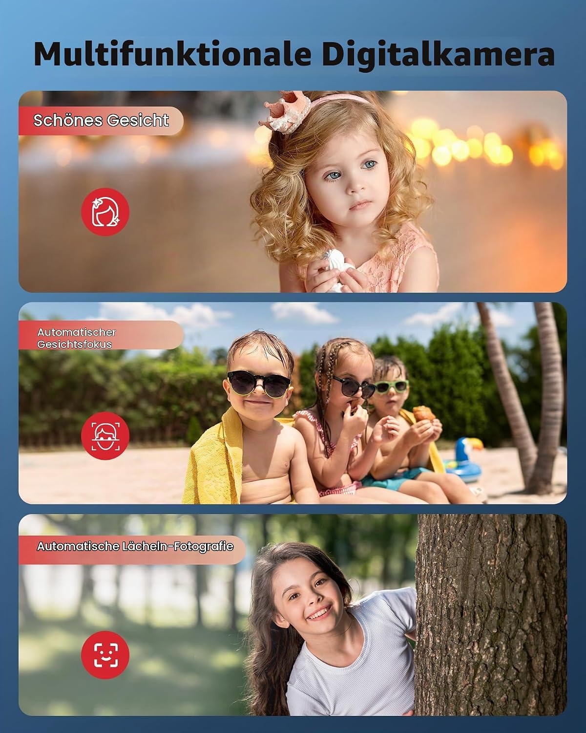Digitalkamera für Kinder 48 MP Full HD - Bis zu 33% Rabatt