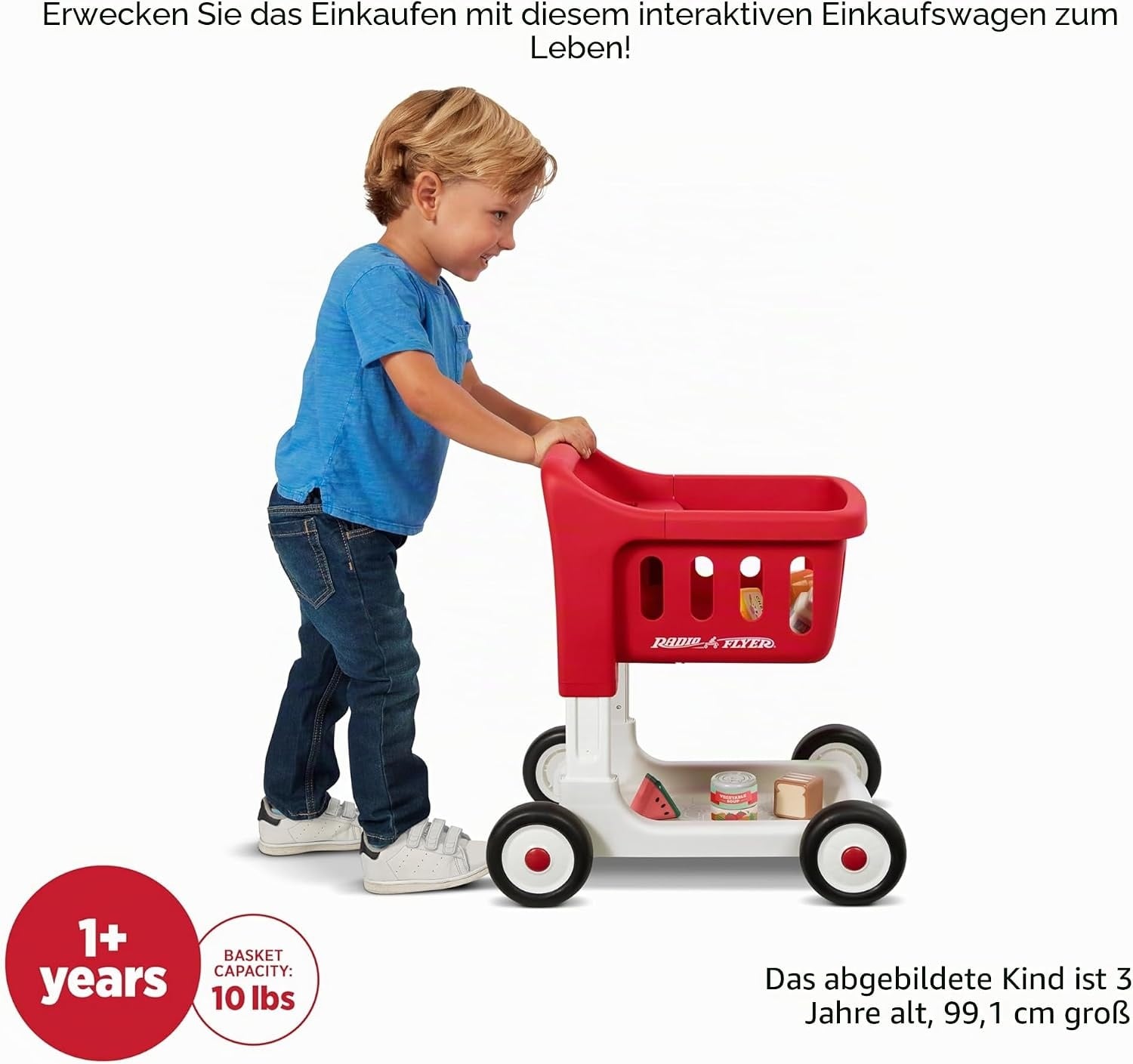 Interaktiver Einkaufswagen-Lauflernwagen - bis zu 33% Rabatt im Outlet