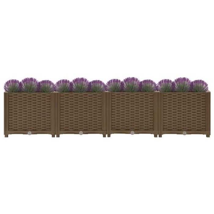 Hochbeet Pflanzkasten 160x40x38 cm - Braun - bis zu 34% sparen