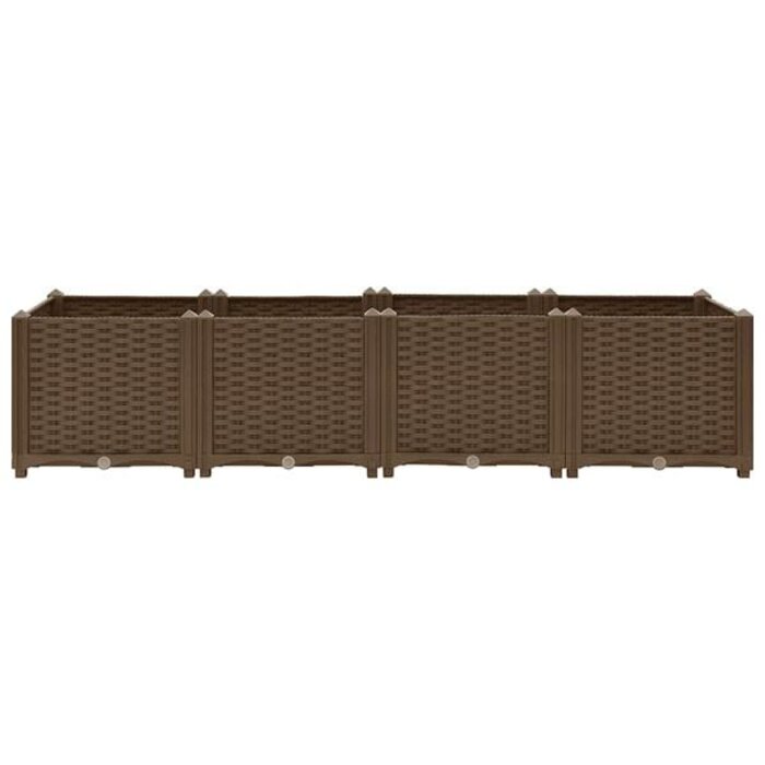 Hochbeet Pflanzkasten 160x40x38 cm - Braun - bis zu 34% sparen