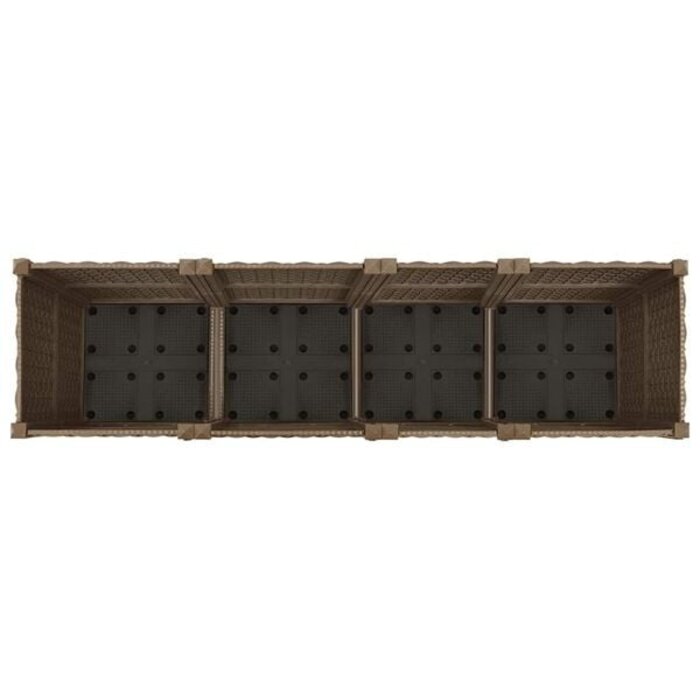 Hochbeet Pflanzkasten 160x40x38 cm - Braun - bis zu 34% sparen