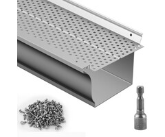 Vevor Dachrinnenschutz aus Aluminium - 31,7 m - bis zu 34% Rabatt auf Rückläufer